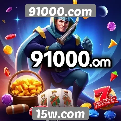 Diversidade de jogos disponíveis em 91000.com em foco